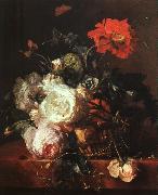 Basket of Flowers sf, HUYSUM, Jan van